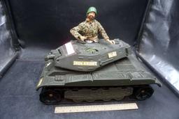 Vintage G.I. Joe Tank & Soldier