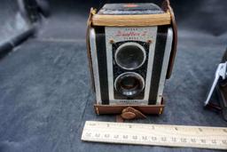 2 Cameras - Kodak Duaflex I I Camera, Bell & Howell Electric Eye