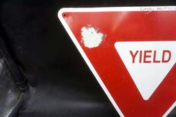 "Yield" Metal Sign (Some Scratches & Scuffs)