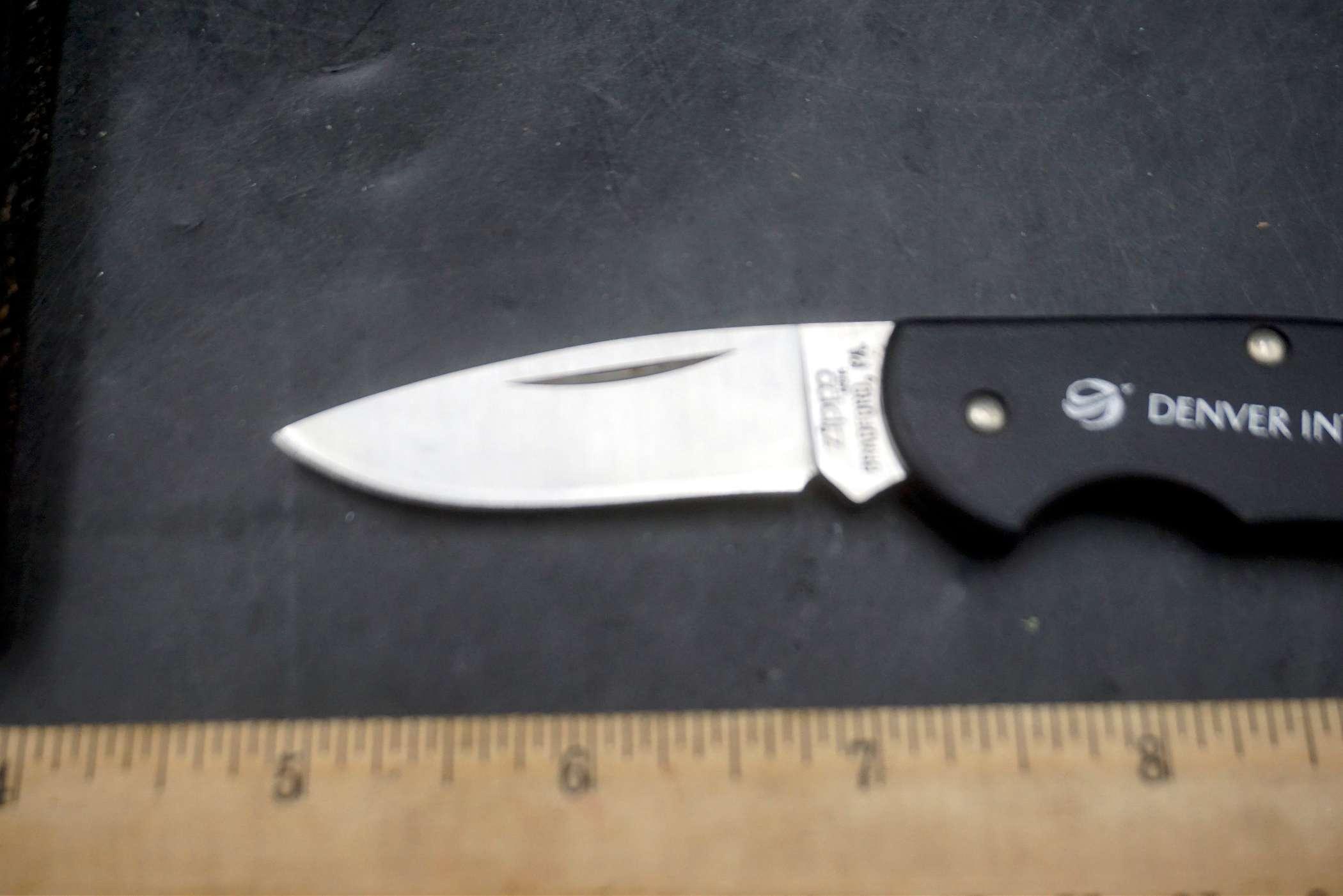 Zippo Denver International Airport  Pocket Knife