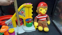 Fisher-Price Little People Rides & Stuffed Monkey