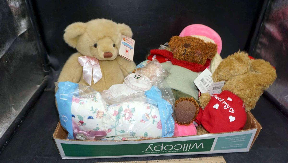 Teddy Bears, Avon Cat & Dolls