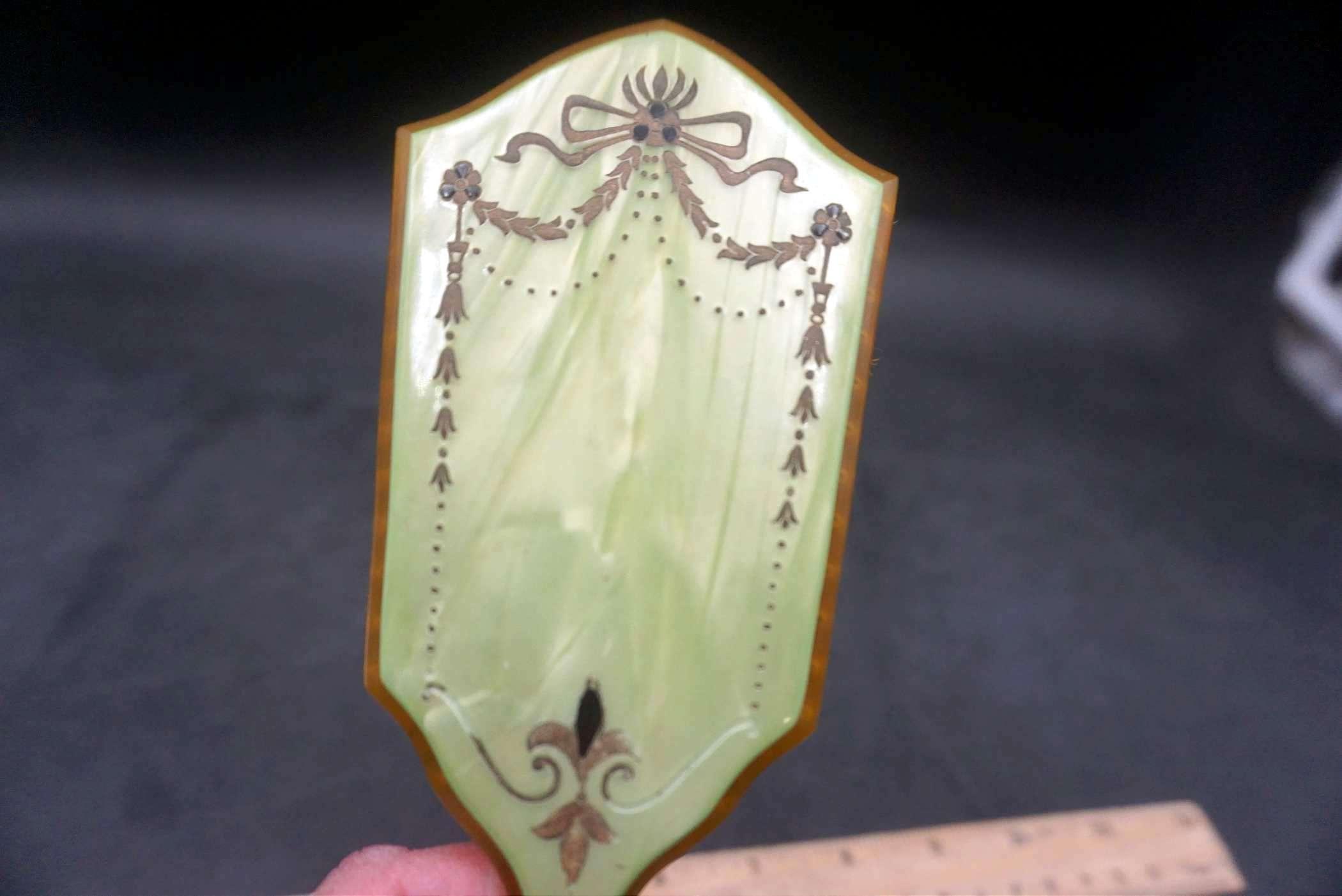 Handheld Mirror & Brush