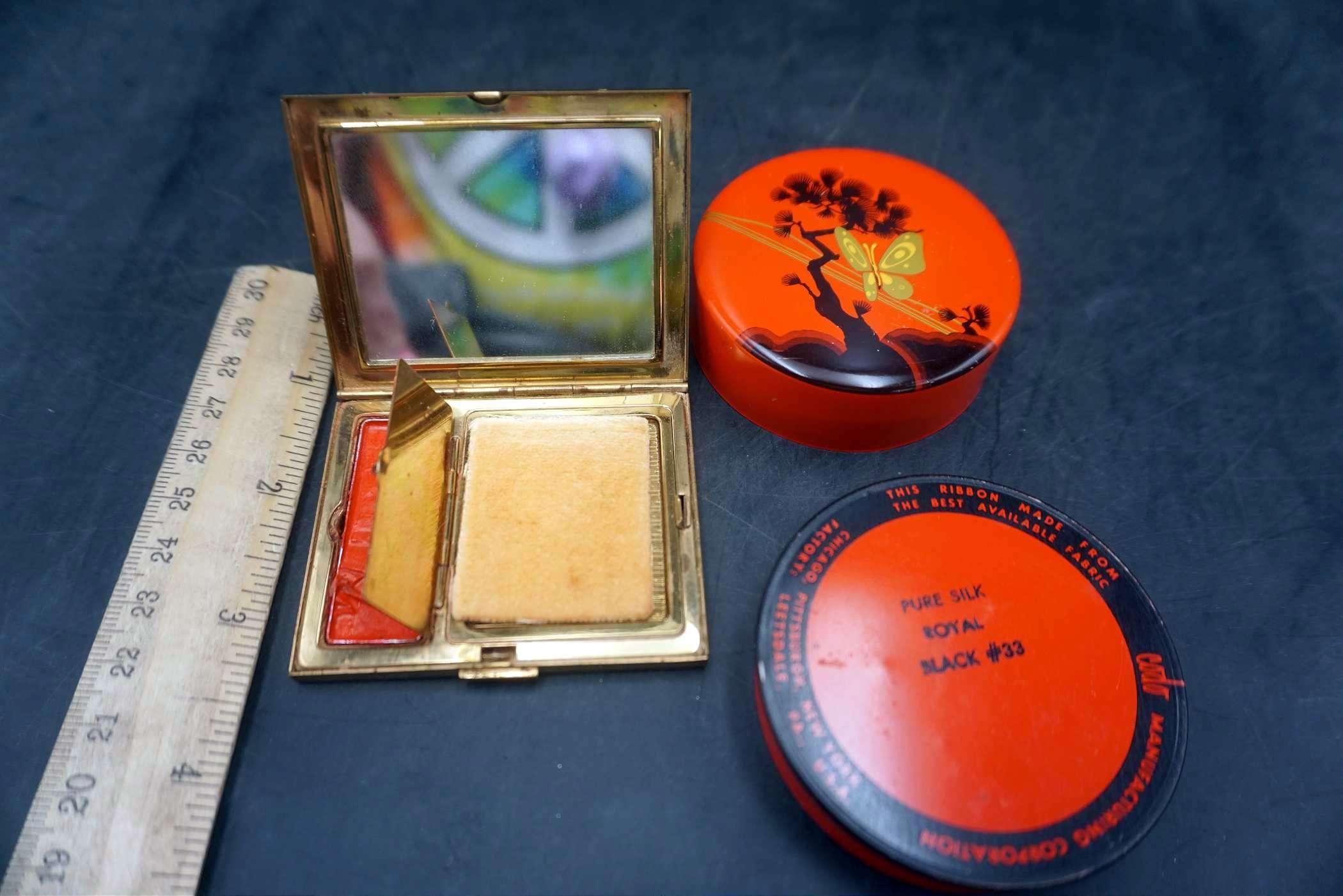 Plastic Case, Troll, Compact Mirror, Earrings, Brooch