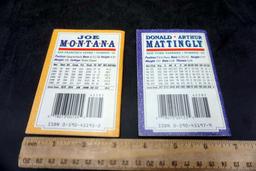 2 Scholastic Booklets - Joe Montana & Don Mattingly