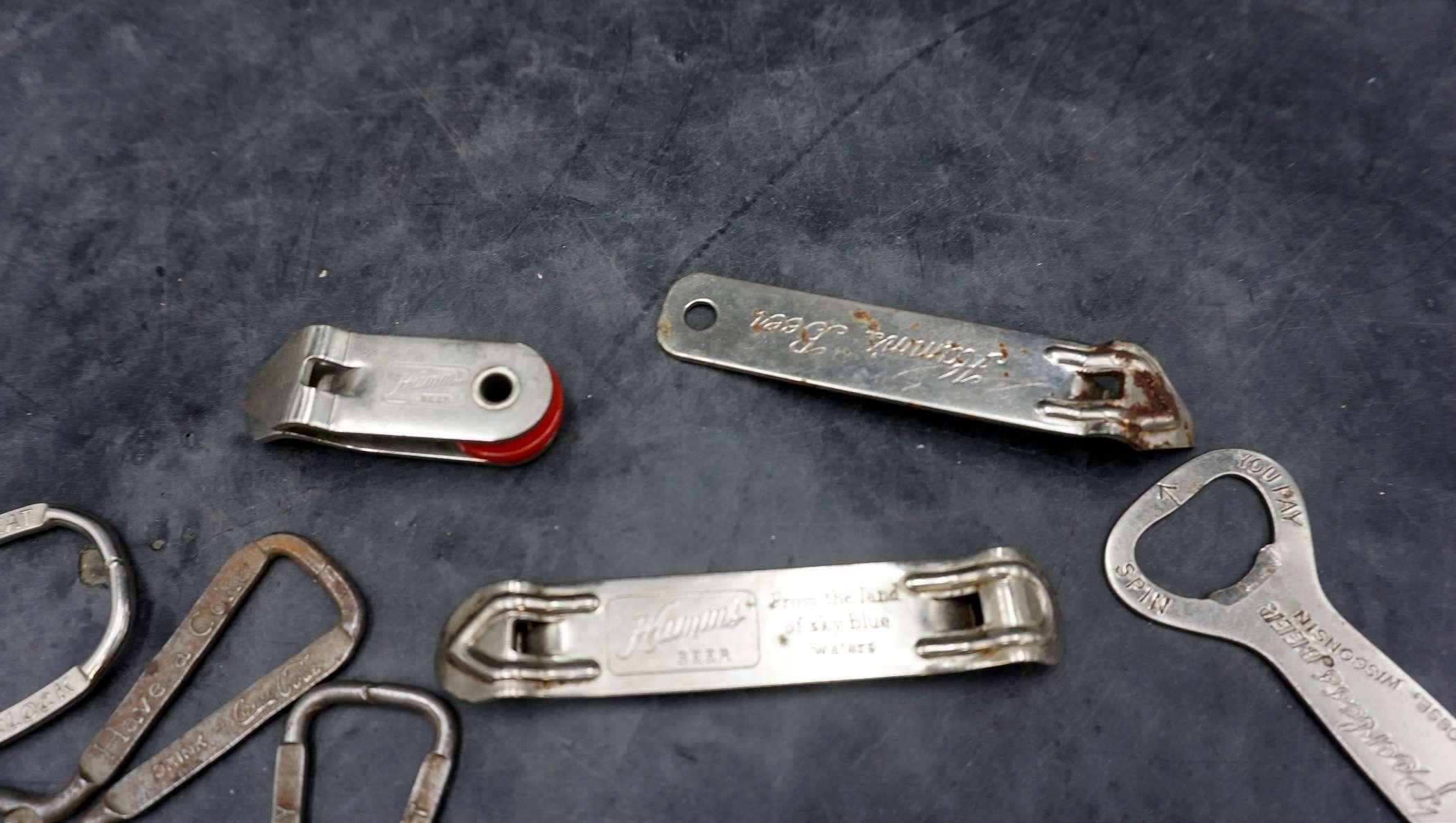 Beer Advertising Can Openers - Hamm'S, Grain Belt & Others