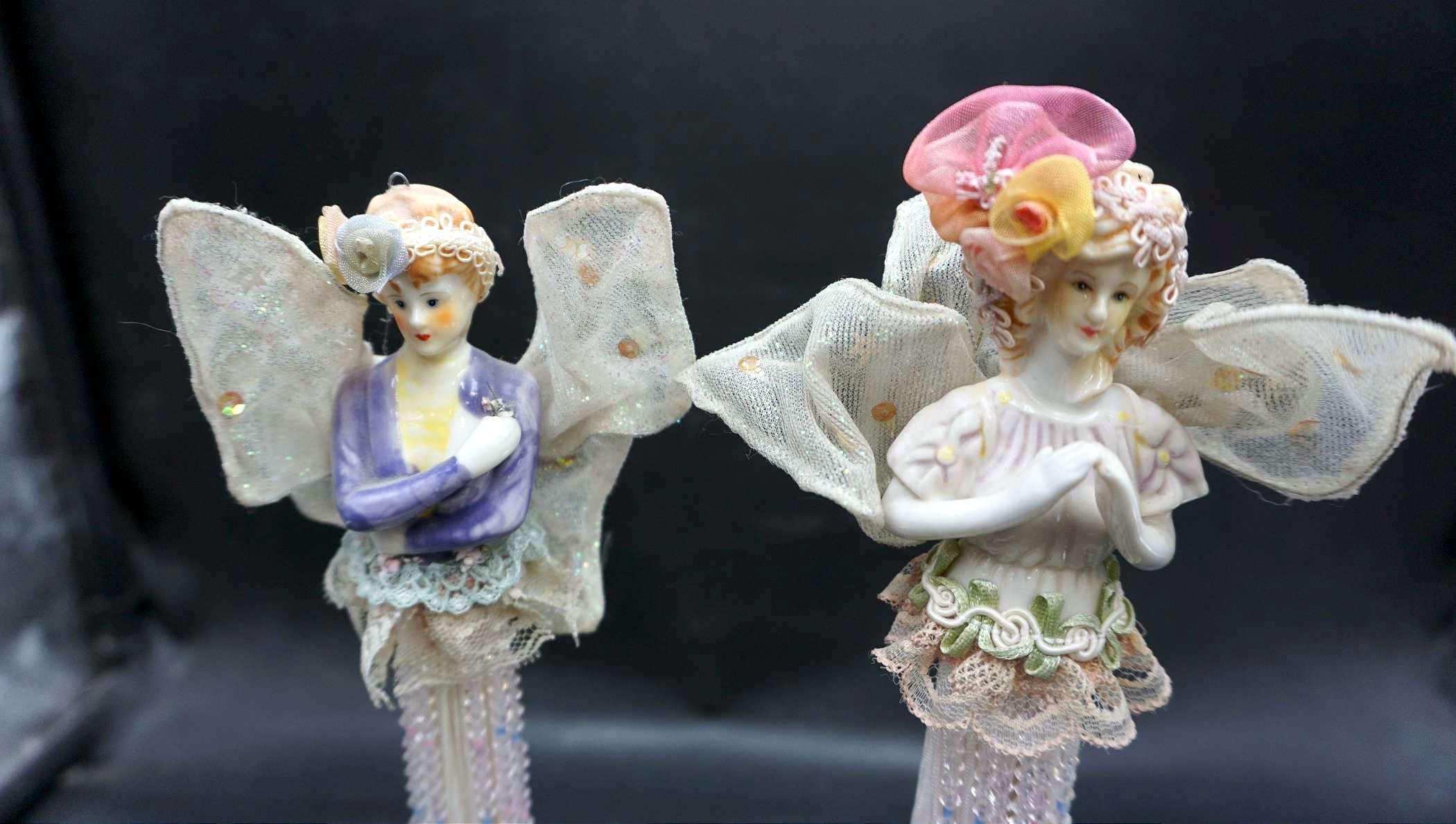 2 - Tall Standing Figurines
