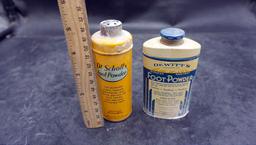 Foot Powder Containers - Dr. Scholl'S & Dewitt'S