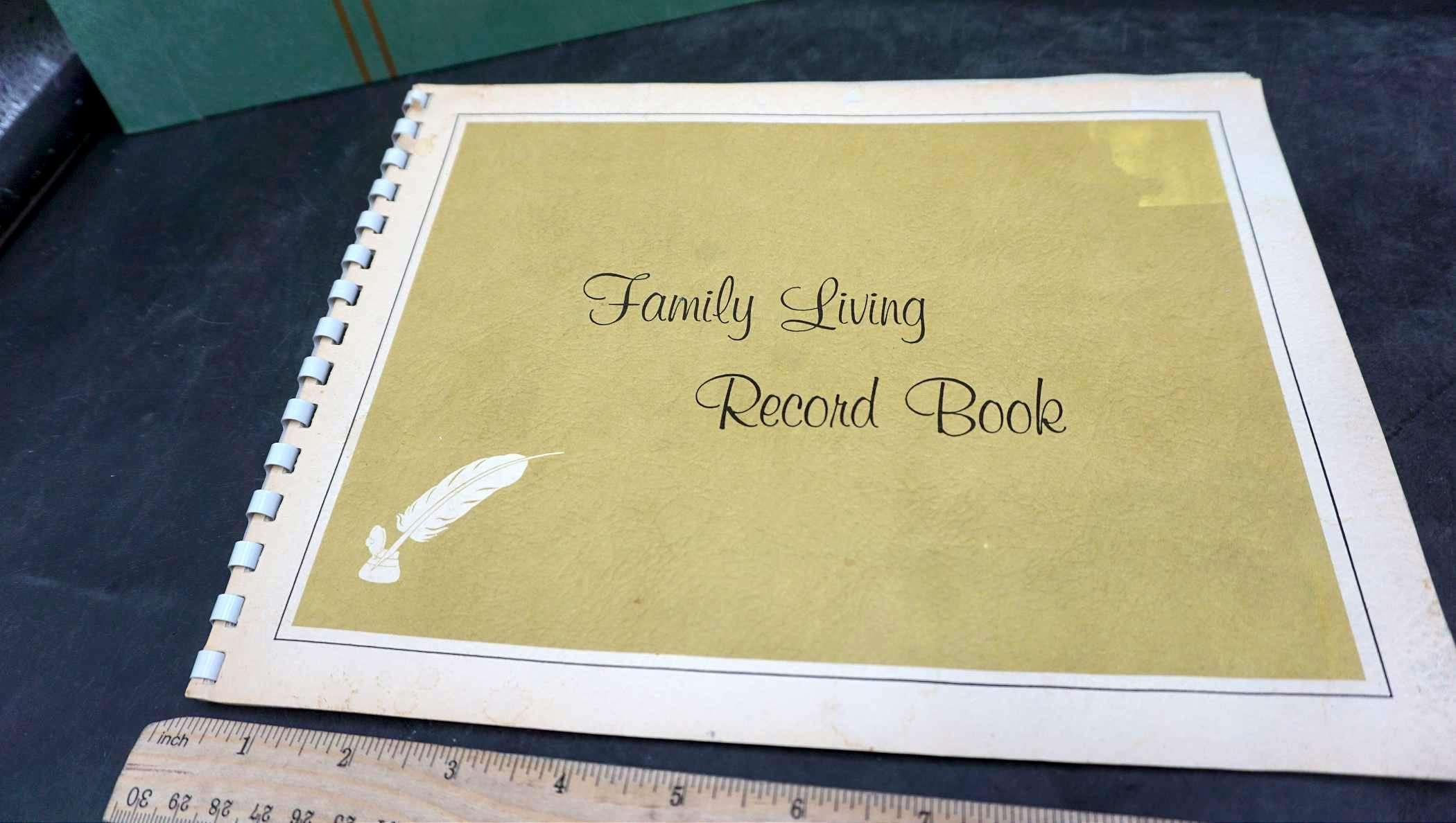 Photo Book, Family Living Record Book & '92 Christmas Plate