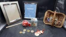 Picture Frames, Basket, Jewelry, Bell, Cardinal Box, Tokens, Ornament