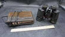 Ge Alarm Clock & Focal 8X40 Binoculars