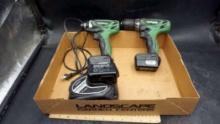 Hitachi Drill, Impact, Battery & Charger