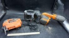 Black & Decker Jig Saw, Ridgid Sander & Other Tool