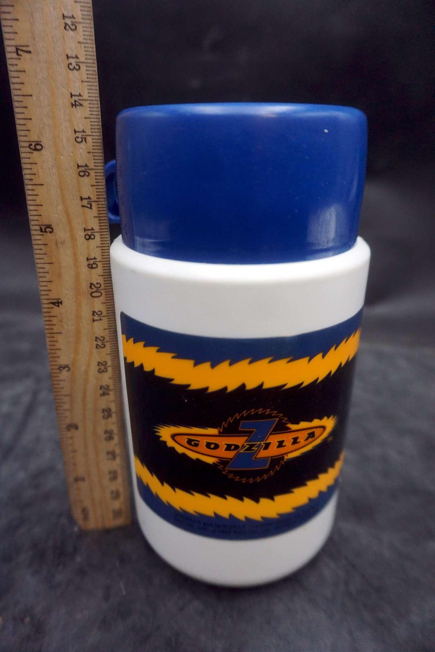 Yeti Water Bottle & Godzilla Thermos