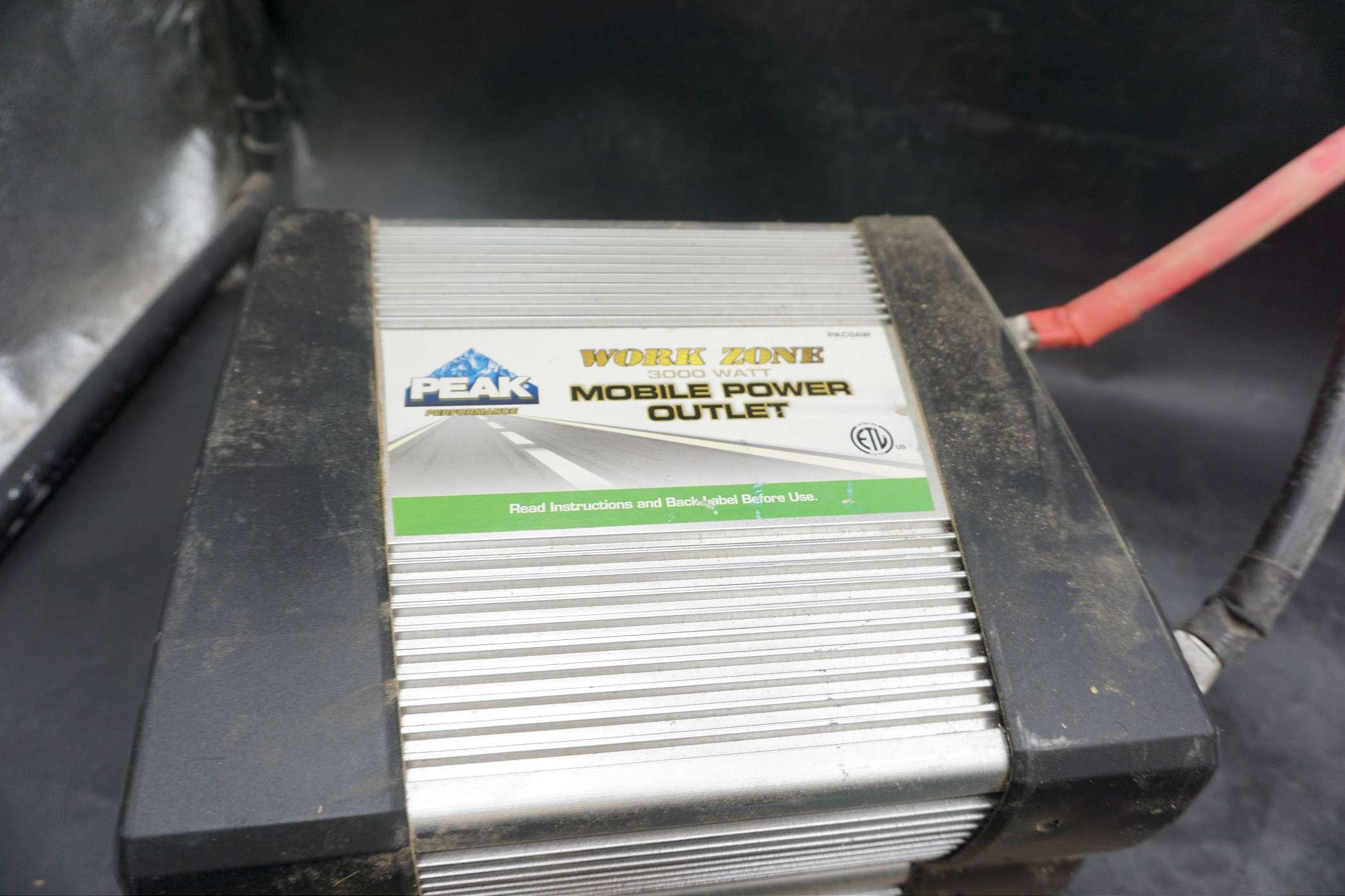 Peak Work Zone 3000 Watt Mobile Power Outlet