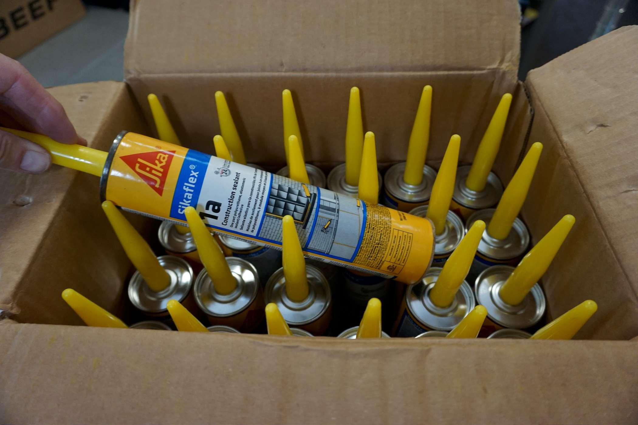 Box Of Sikaflex White Construction Sealant