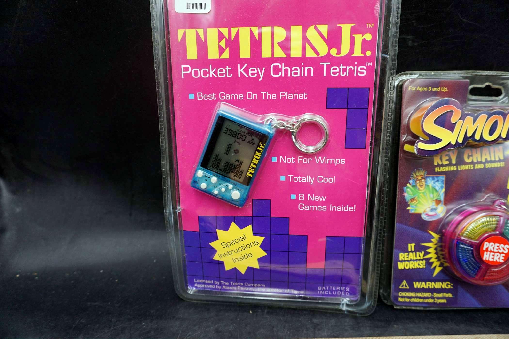 Tetris Jr. Pocket Keychain & Simon Key Chain