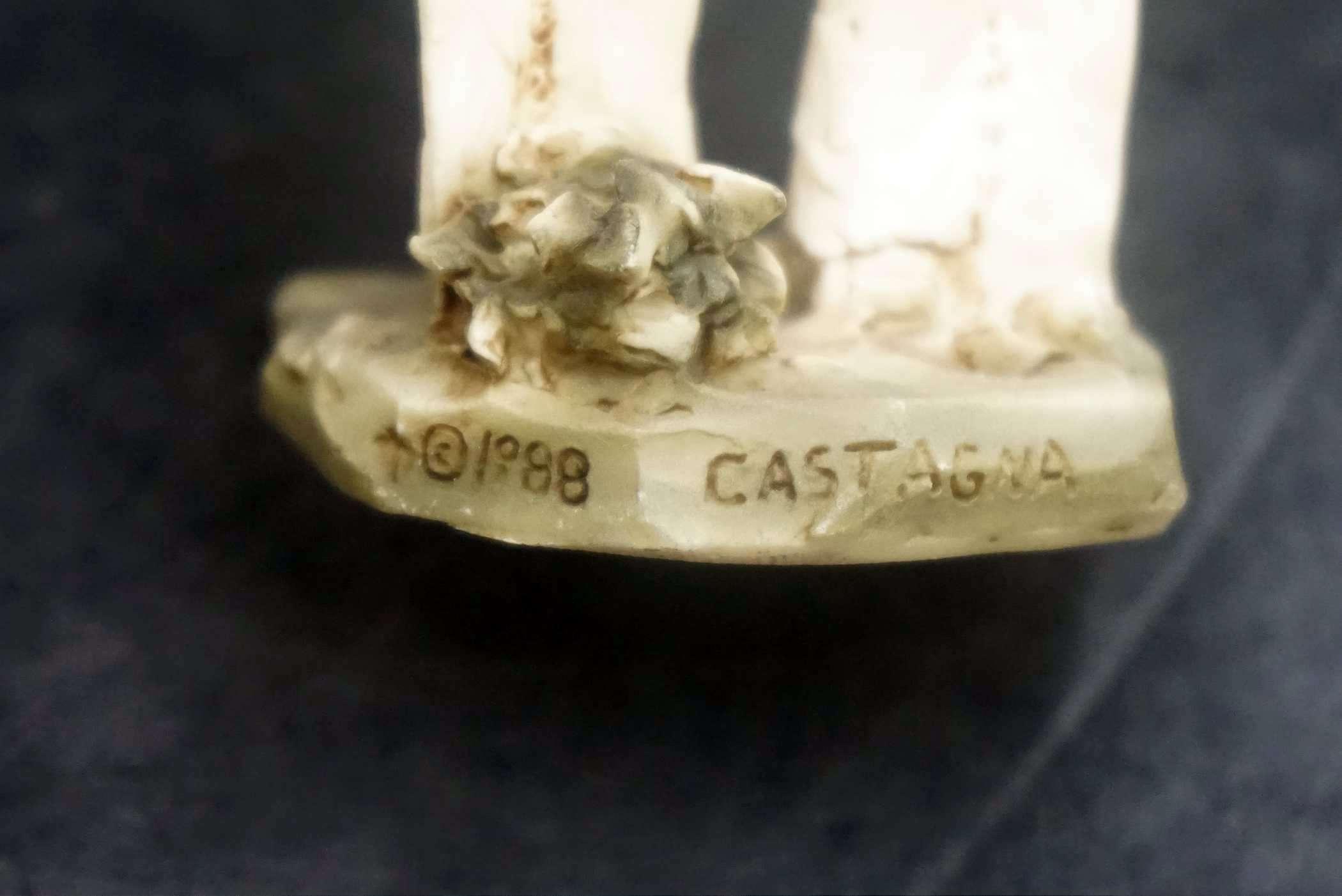 2 Native American Figurines - 1988 Castagna