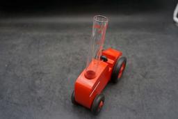 Sunbeam Wooden Tractor Rain Gauge