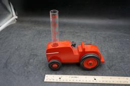 Sunbeam Wooden Tractor Rain Gauge