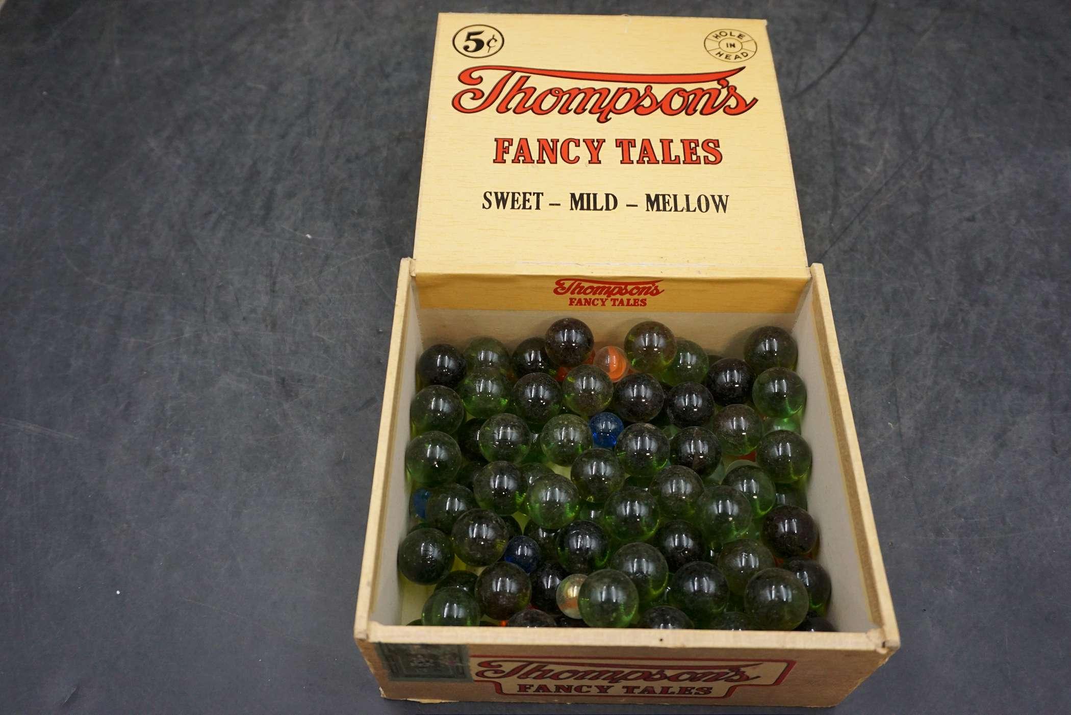 Thompsons Cigar Box & Marbles