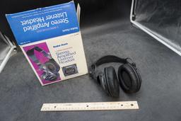 Radio Shack 3-Band Stereo Amplified Listener Headset