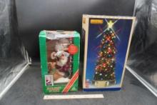 Lemax Christmas Tree & Holiday Scene