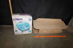 Conair Foot Spa & Shelf W/ Drawers