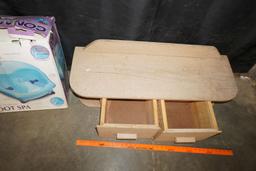 Conair Foot Spa & Shelf W/ Drawers