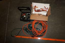 1997 Chipmunks Wooden Set, Extension Cords & Dog Training Collar