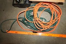 1997 Chipmunks Wooden Set, Extension Cords & Dog Training Collar