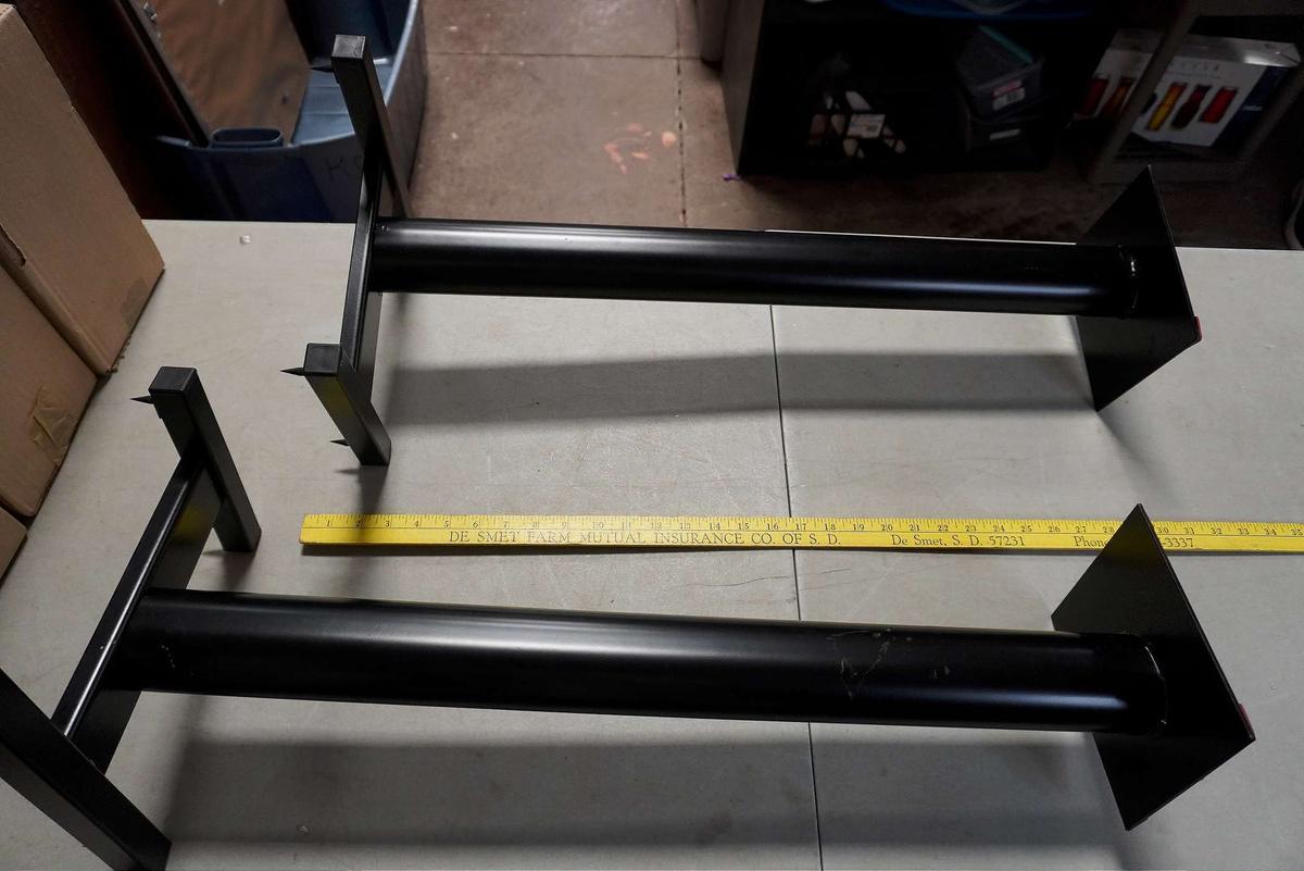 2 - Vintage Speaker Stands W/ Stakes On Bottom