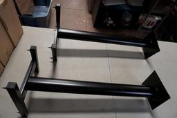 2 - Vintage Speaker Stands W/ Stakes On Bottom