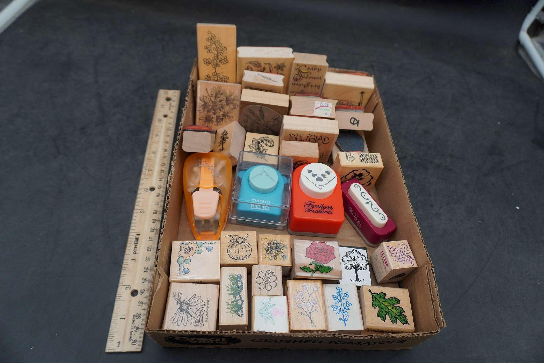 Rubber Stamps & Corner Page Punchers (Martha Stewart!)