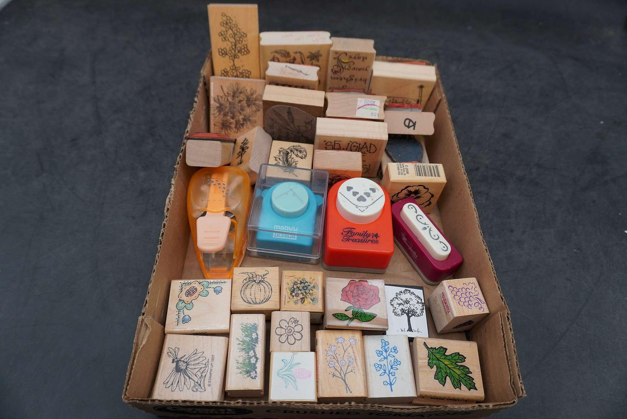 Rubber Stamps & Corner Page Punchers (Martha Stewart!)