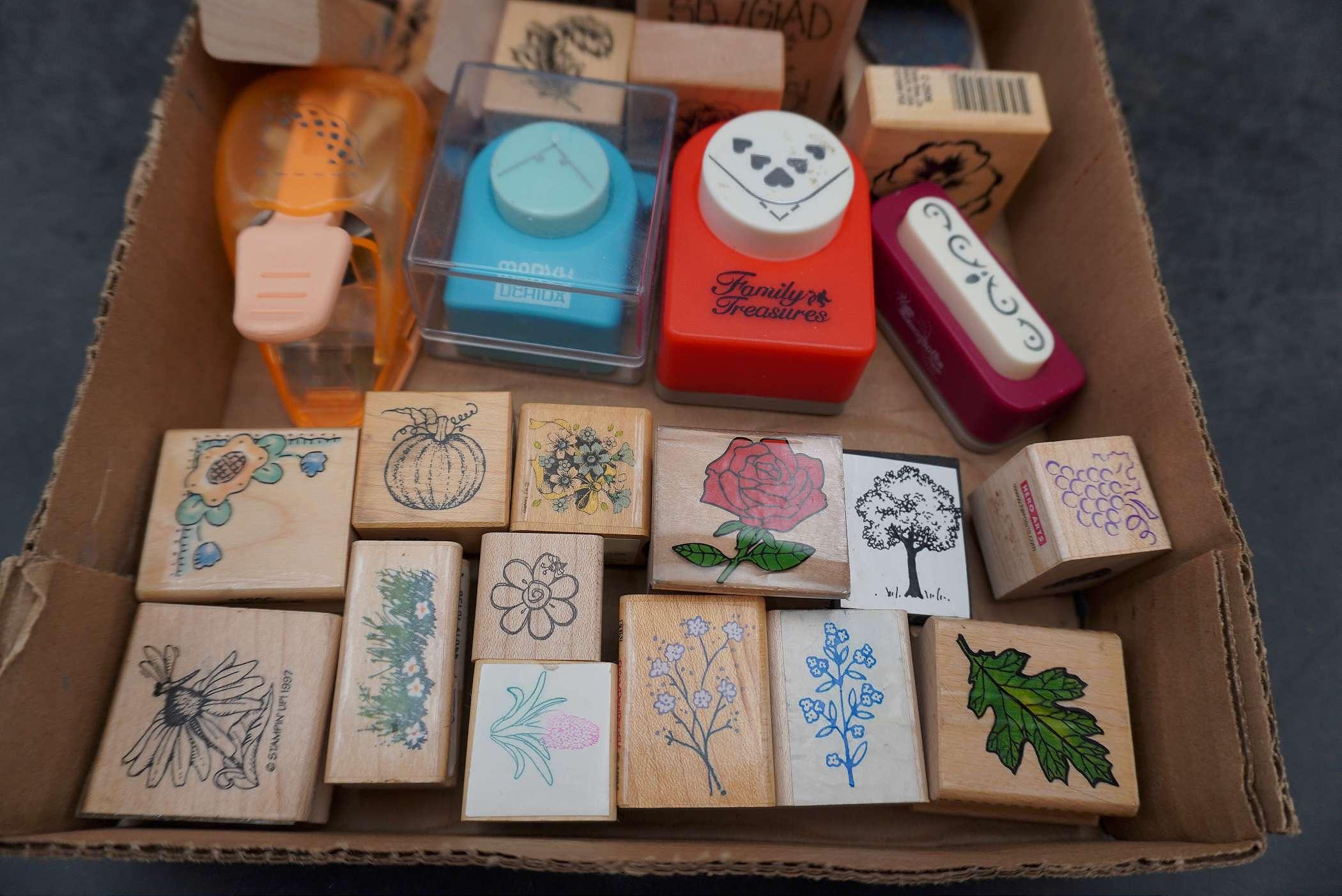 Rubber Stamps & Corner Page Punchers (Martha Stewart!)