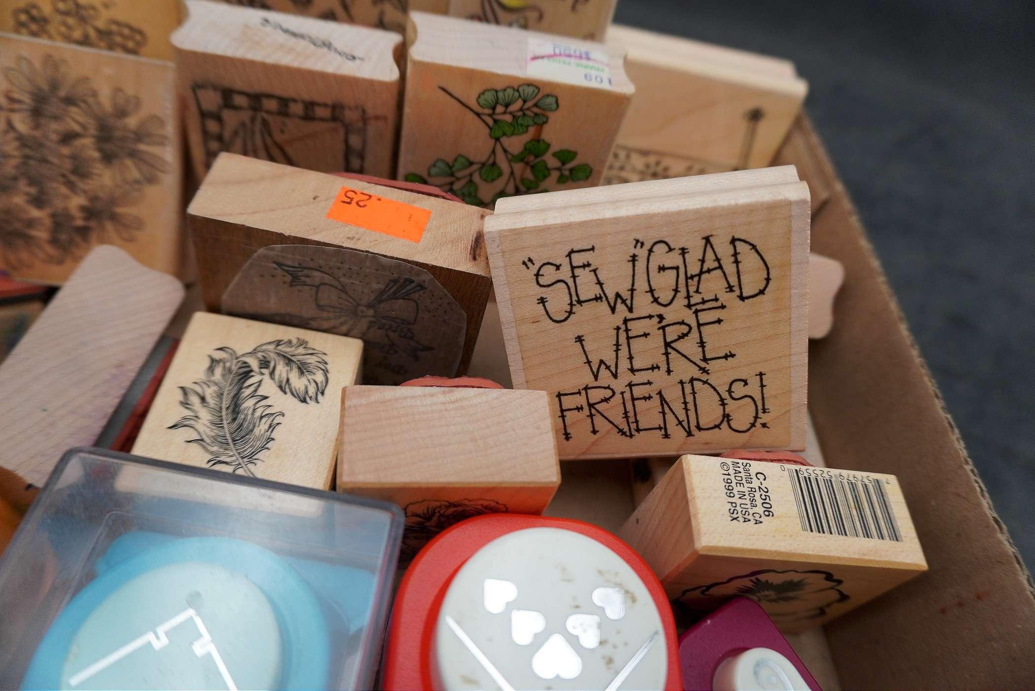 Rubber Stamps & Corner Page Punchers (Martha Stewart!)