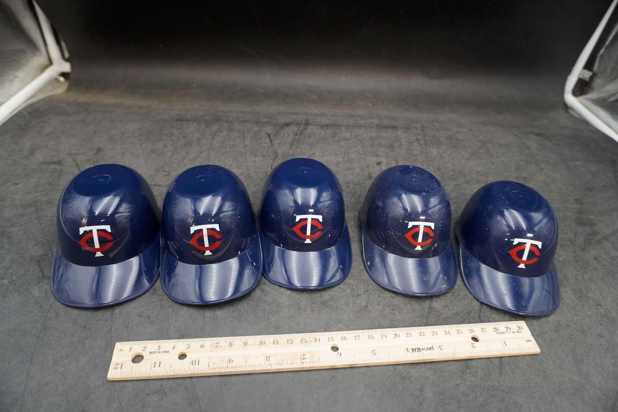 5 - Small Minnesota Twins Helmets