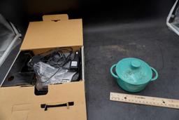 Fiesta Crock W/ Lid, Kenwood Portable Cd Player