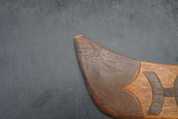 Wooden Haiti Machete (Chipped On End)