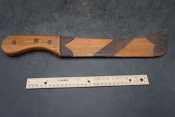 Wooden Haiti Machete (Chipped On End)