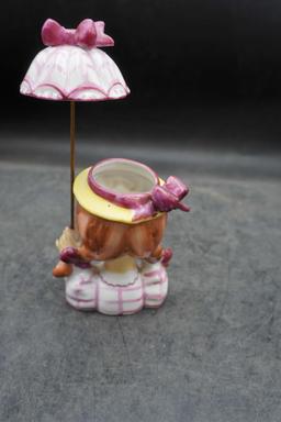 Girl W/ Umbrella Planter