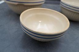 Set Of 3 Stoneware Bowls (Chipped)