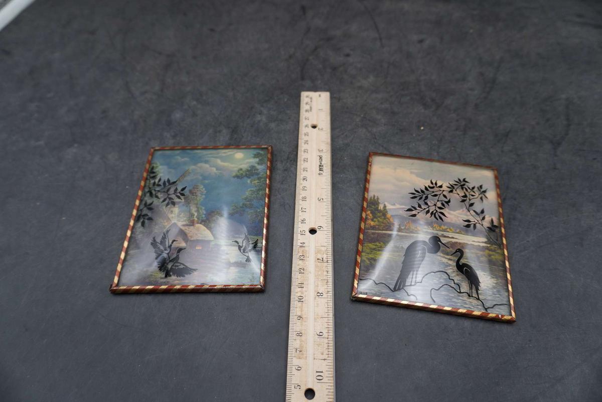 2 - Painted Glass Pictures