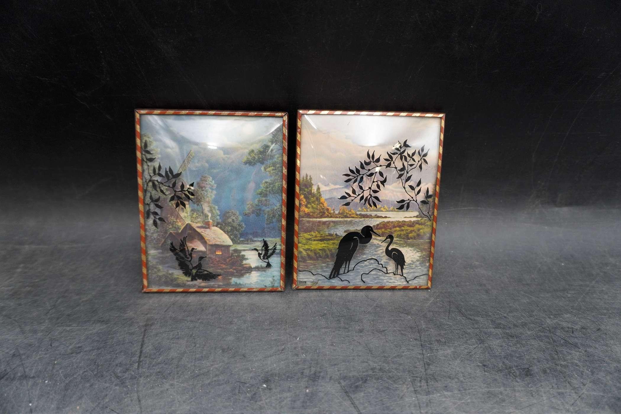 2 - Painted Glass Pictures