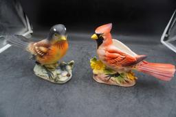 Cardinal & Robin Bird Planters