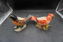 Cardinal & Robin Bird Planters