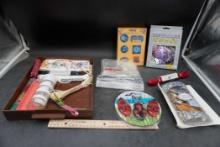 Metallic Stick-Ons, Labels, String, Ribbon & Cutter Bugs