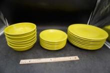 Fiesta Ware Dishes (Some Chips)