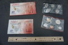 2001 United States Mint Uncirculated Coin Set - Denver